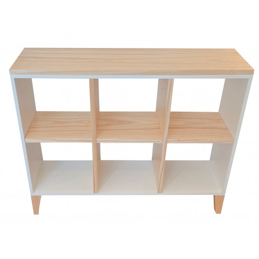 Mueble organizador de seis - Espazio de madera, muebles